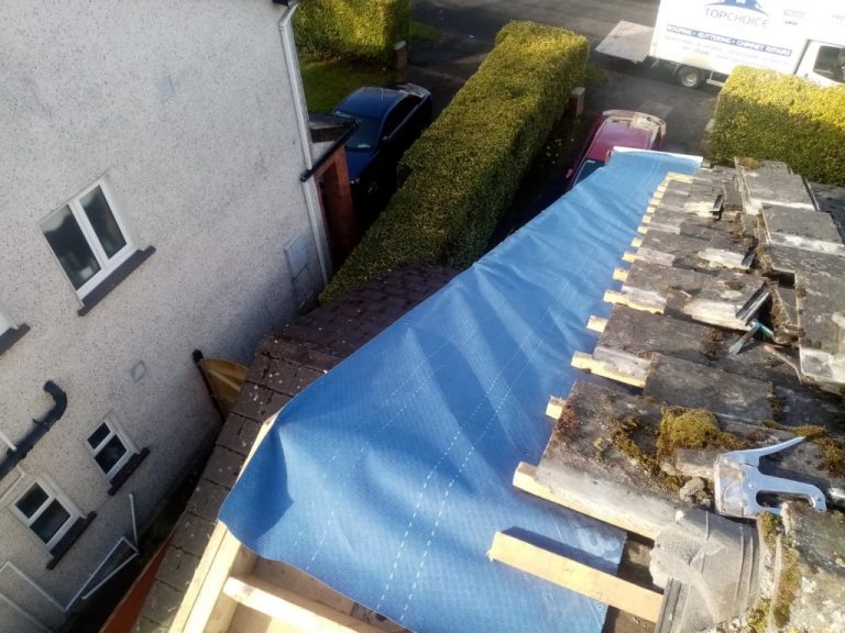 Roofing Felt Repaired and Lats Replaced in Tallaght, Dublin Roofing